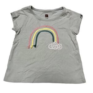 Tea Collection Embroidered Rainbow Shirt Size 12-18m